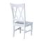 International Concepts Double XX Chairs, Set of 2, White C08-220P - alternate 9
